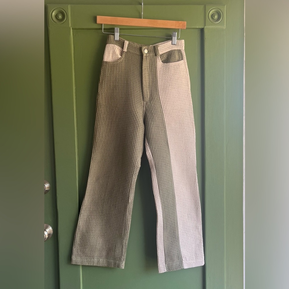 Aniela Parys Apollo Waffle Two Tone Trousers